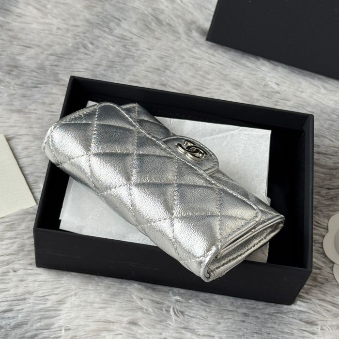 CHANEL カードケース カーフレザー レディース 11×8.5×3cm