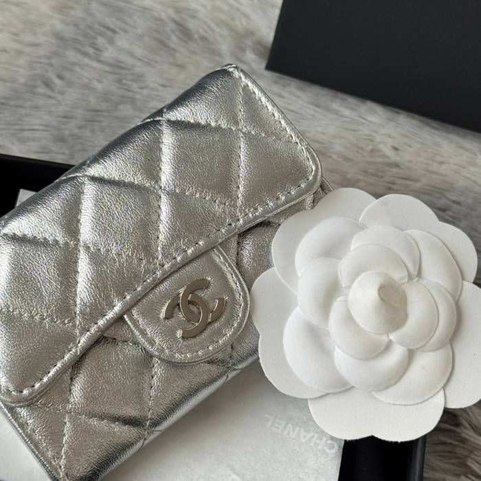 CHANEL カードケース カーフレザー レディース 11×8.5×3cm