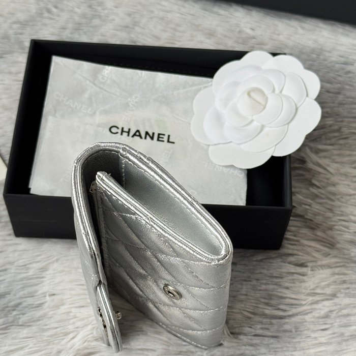 CHANEL カードケース カーフレザー レディース 11×8.5×3cm