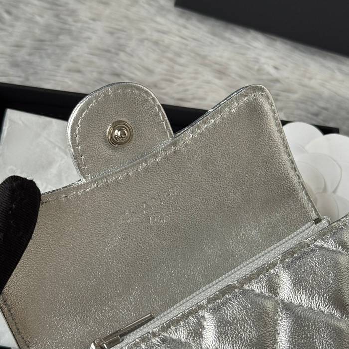 CHANEL カードケース カーフレザー レディース 11×8.5×3cm