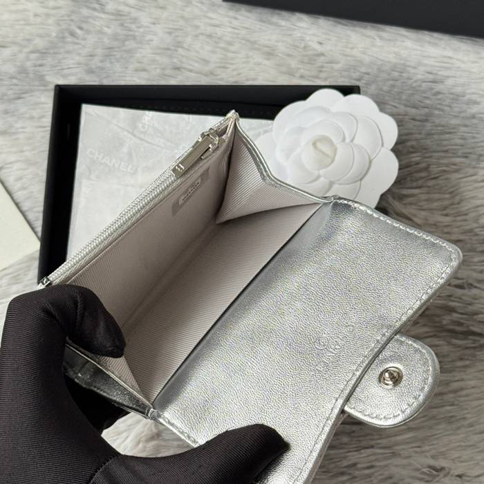 CHANEL カードケース カーフレザー レディース 11×8.5×3cm