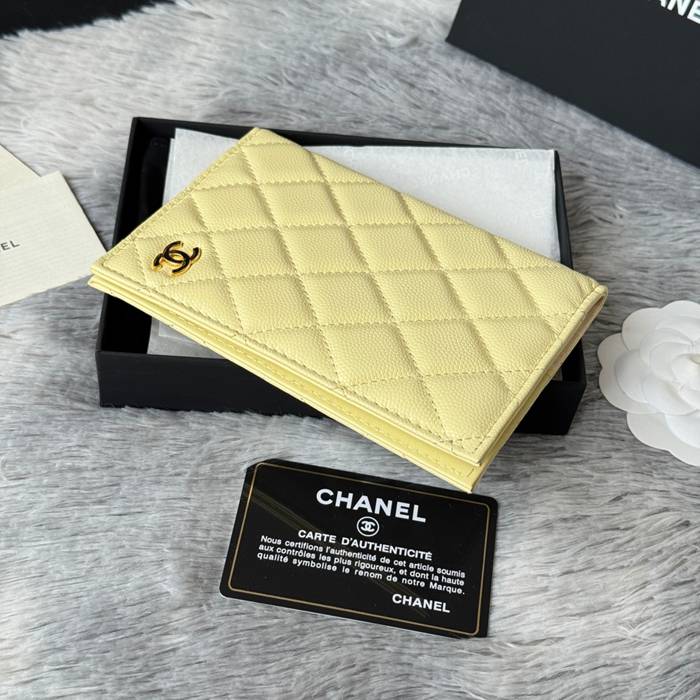 CHANEL パスポートケース カーフレザー ユニセックス 14.5×10.5×2cm