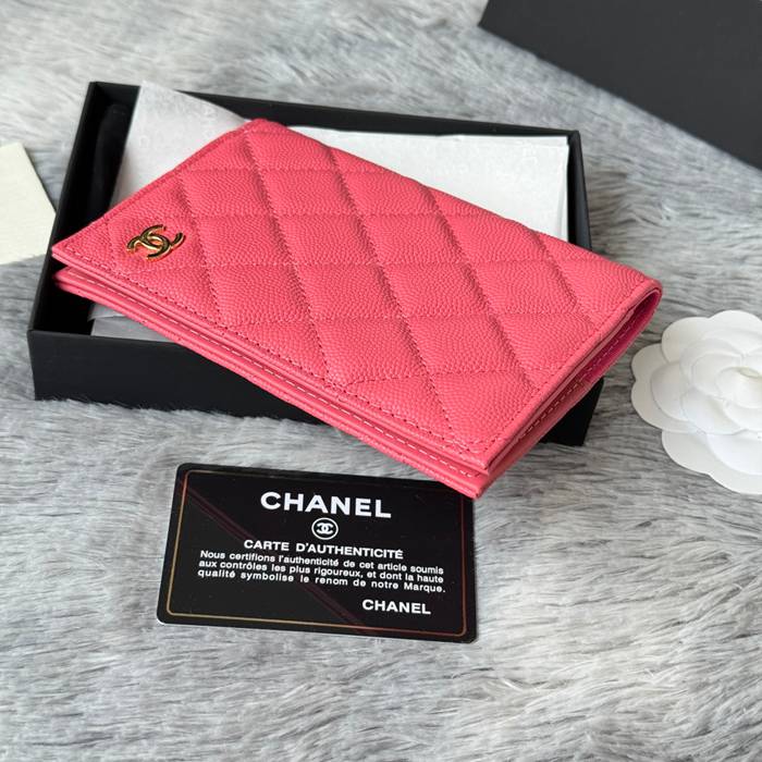 CHANEL パスポートケース カーフレザー ユニセックス 14.5×10.5×2cm