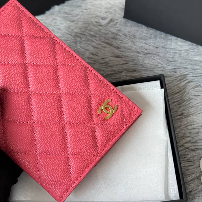 CHANEL パスポートケース カーフレザー ユニセックス 14.5×10.5×2cm
