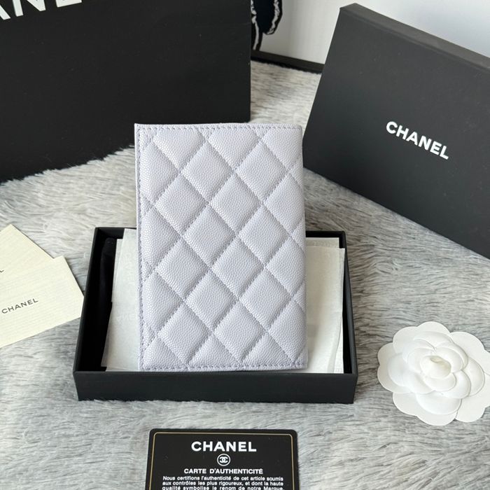 CHANEL パスポートケース カーフレザー ユニセックス 14.5×10.5×2cm