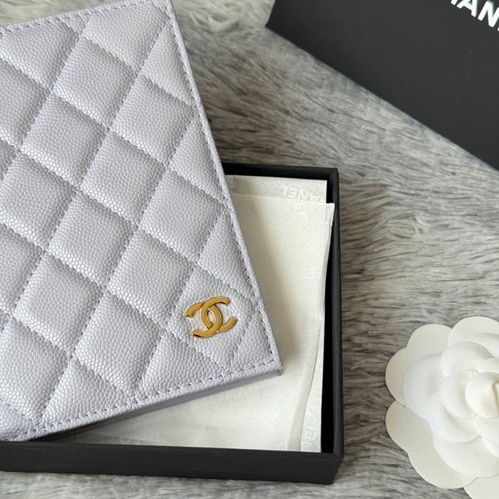CHANEL パスポートケース カーフレザー ユニセックス 14.5×10.5×2cm