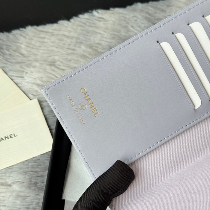 CHANEL パスポートケース カーフレザー ユニセックス 14.5×10.5×2cm