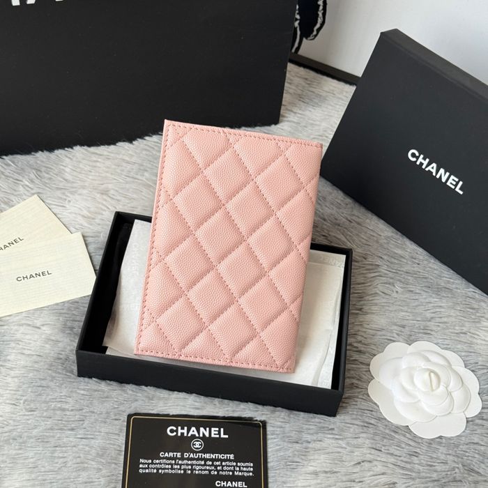 CHANEL パスポートケース カーフレザー ユニセックス 14.5×10.5×2cm