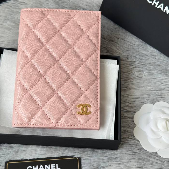 CHANEL パスポートケース カーフレザー ユニセックス 14.5×10.5×2cm