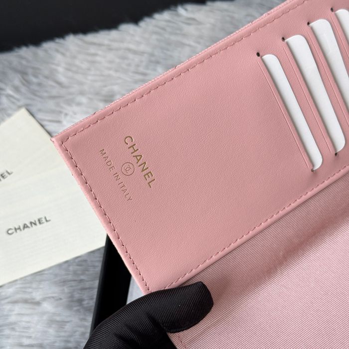 CHANEL パスポートケース カーフレザー ユニセックス 14.5×10.5×2cm