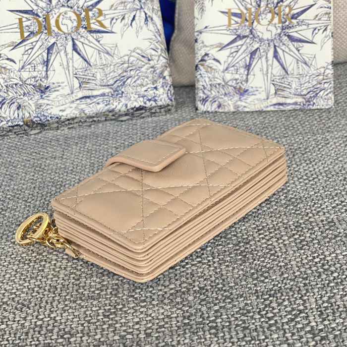 DIOR レディディオール 5スロットカードケース ラムスキン レディース 10.4×7×2cm