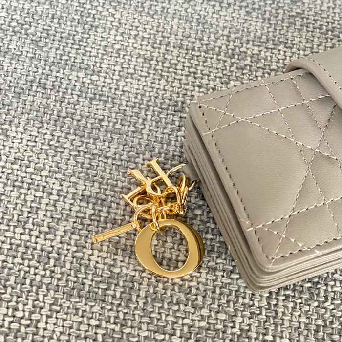 DIOR レディディオール 5スロットカードケース ラムスキン レディース 10.4×7×2cm
