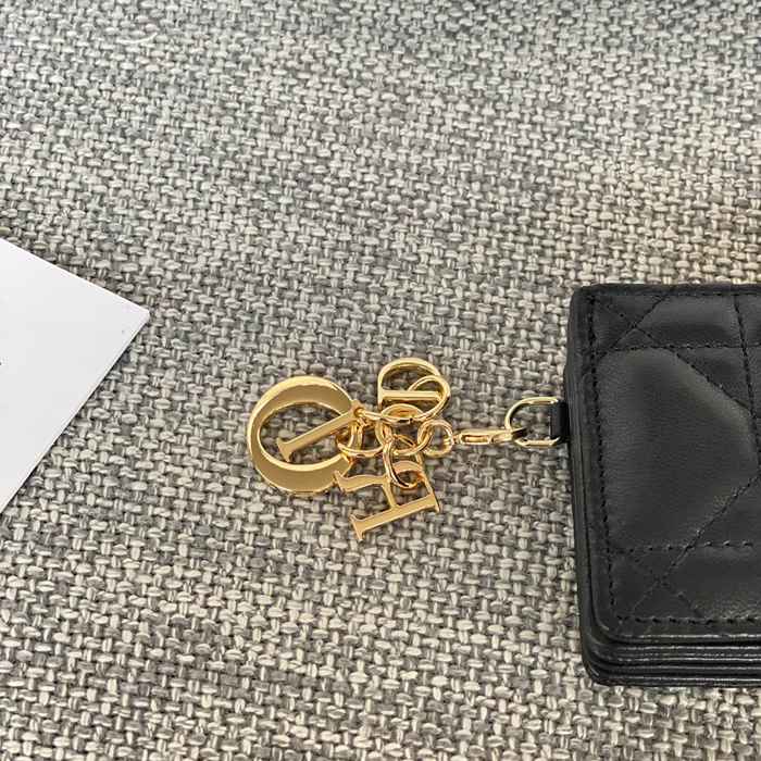 DIOR レディディオール 5スロットカードケース ラムスキン レディース 10.4×7×2cm
