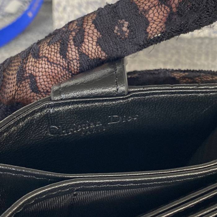 DIOR レディディオール 5スロットカードケース ラムスキン レディース 10.4×7×2cm