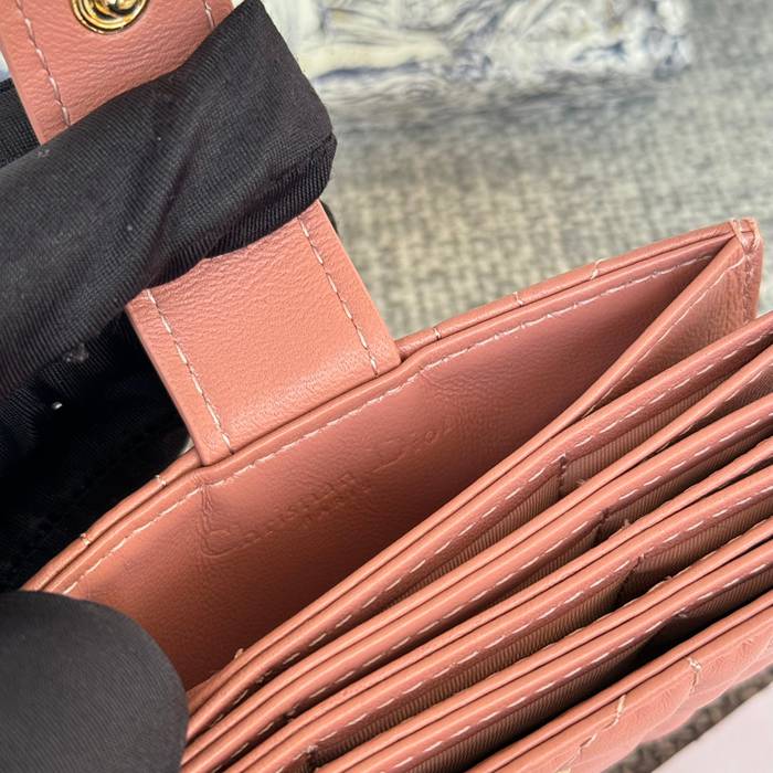 DIOR レディディオール 5スロットカードケース ラムスキン レディース 10.4×7×2cm