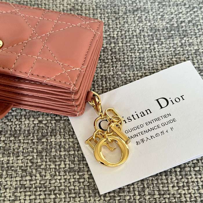 DIOR レディディオール 5スロットカードケース ラムスキン レディース 10.4×7×2cm