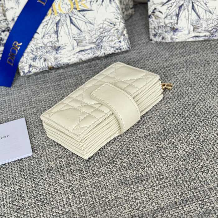 DIOR レディディオール 5スロットカードケース ラムスキン レディース 10.4×7×2cm