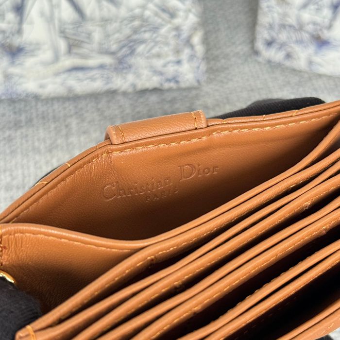 DIOR レディディオール 5スロットカードケース ラムスキン レディース 10.4×7×2cm