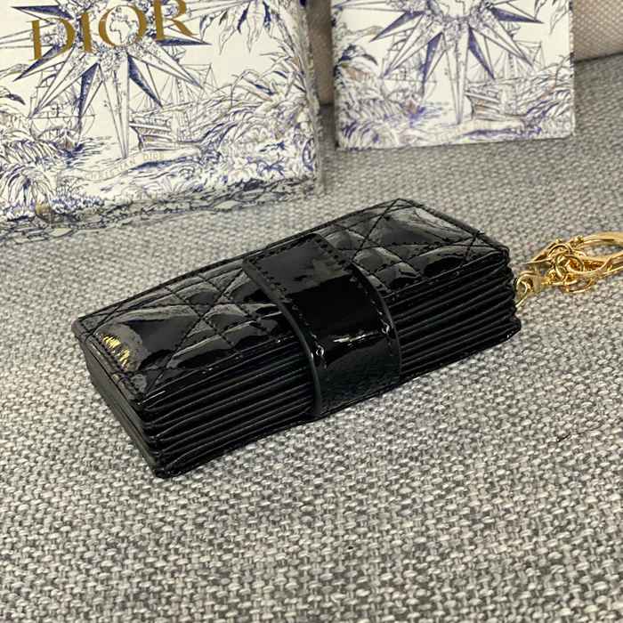 DIOR レディディオール 5スロットカードケース ラムスキン レディース 10.4×7×2cm