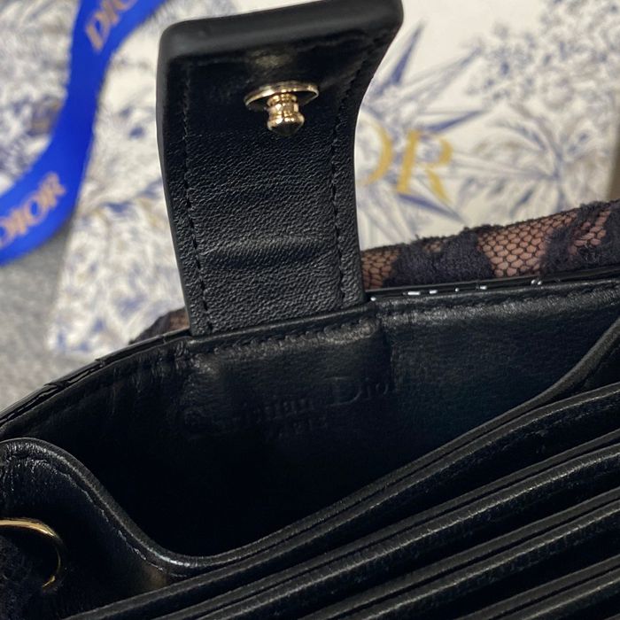 DIOR レディディオール 5スロットカードケース ラムスキン レディース 10.4×7×2cm