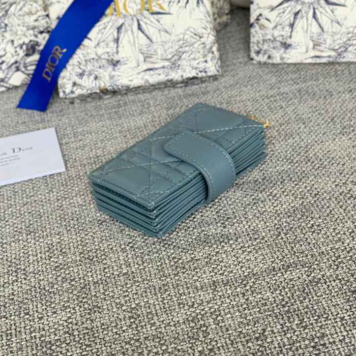 DIOR レディディオール 5スロットカードケース ラムスキン レディース 10.4×7×2cm