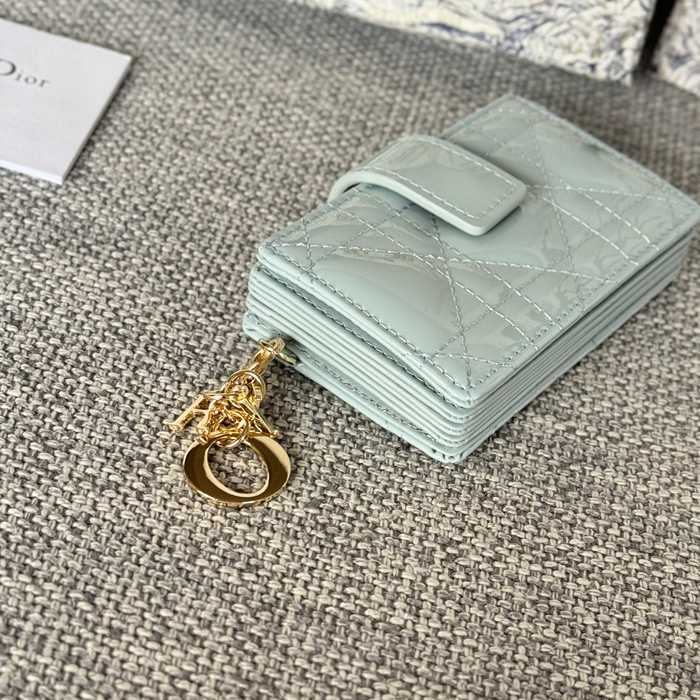 DIOR レディディオール 5スロットカードケース ラムスキン レディース 10.4×7×2cm