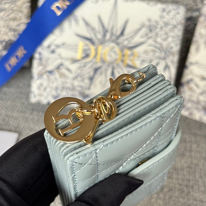 DIOR レディディオール 5スロットカードケース ラムスキン レディース 10.4×7×2cm