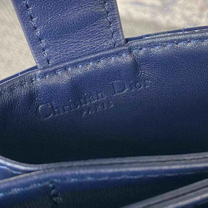 DIOR レディディオール 5スロットカードケース ラムスキン レディース 10.4×7×2cm