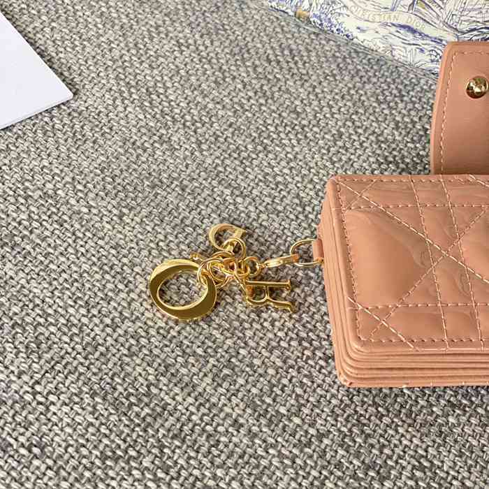 DIOR レディディオール 5スロットカードケース ラムスキン レディース 10.4×7×2cm