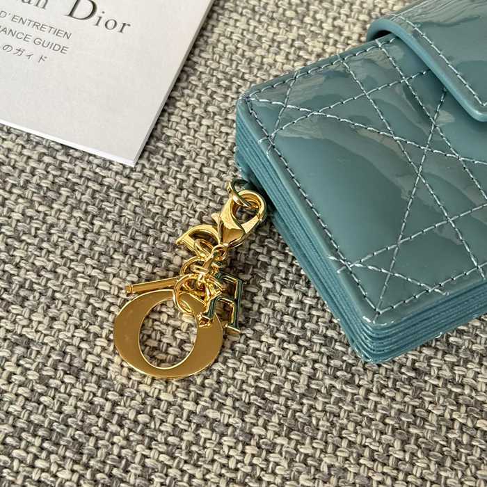 DIOR レディディオール 5スロットカードケース ラムスキン レディース 10.4×7×2cm
