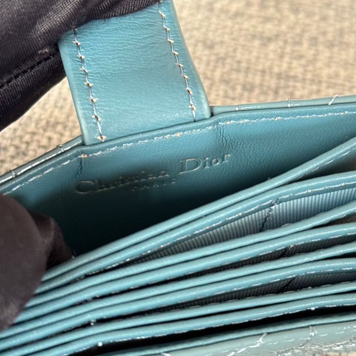 DIOR レディディオール 5スロットカードケース ラムスキン レディース 10.4×7×2cm