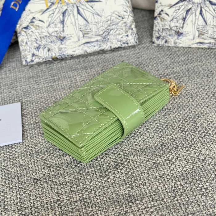 DIOR レディディオール 5スロットカードケース ラムスキン レディース 10.4×7×2cm