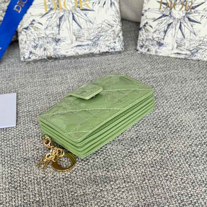 DIOR レディディオール 5スロットカードケース ラムスキン レディース 10.4×7×2cm