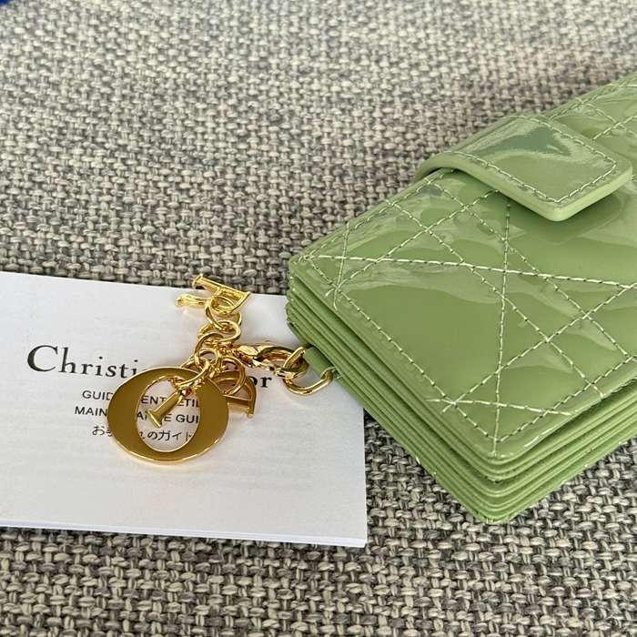 DIOR レディディオール 5スロットカードケース ラムスキン レディース 10.4×7×2cm