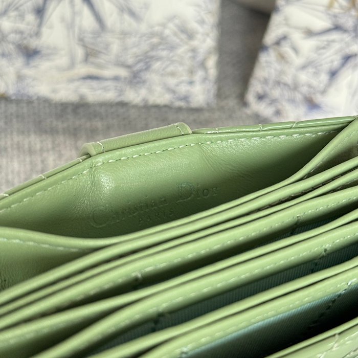 DIOR レディディオール 5スロットカードケース ラムスキン レディース 10.4×7×2cm
