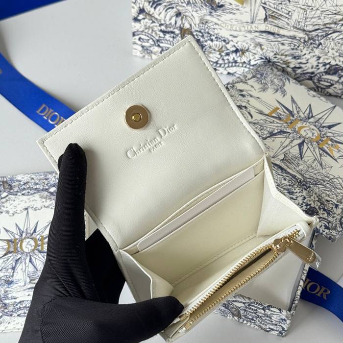 DIOR マイディオール グリシン ウォレット ラムスキン レディース 11×7.5×2.5cm