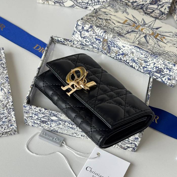 DIOR マイディオール グリシン ウォレット ラムスキン レディース 11×7.5×2.5cm