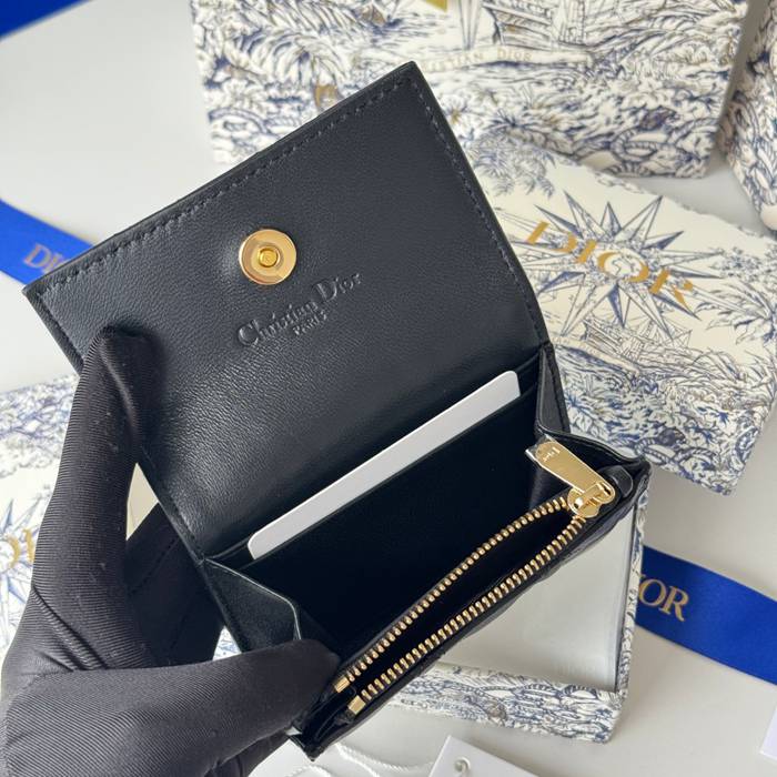 DIOR マイディオール グリシン ウォレット ラムスキン レディース 11×7.5×2.5cm