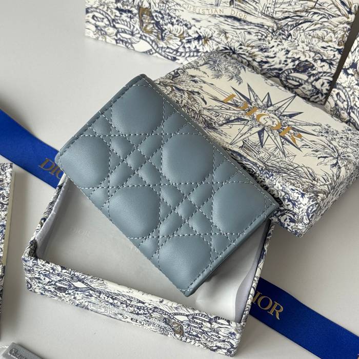 DIOR マイディオール グリシン ウォレット ラムスキン レディース 11×7.5×2.5cm