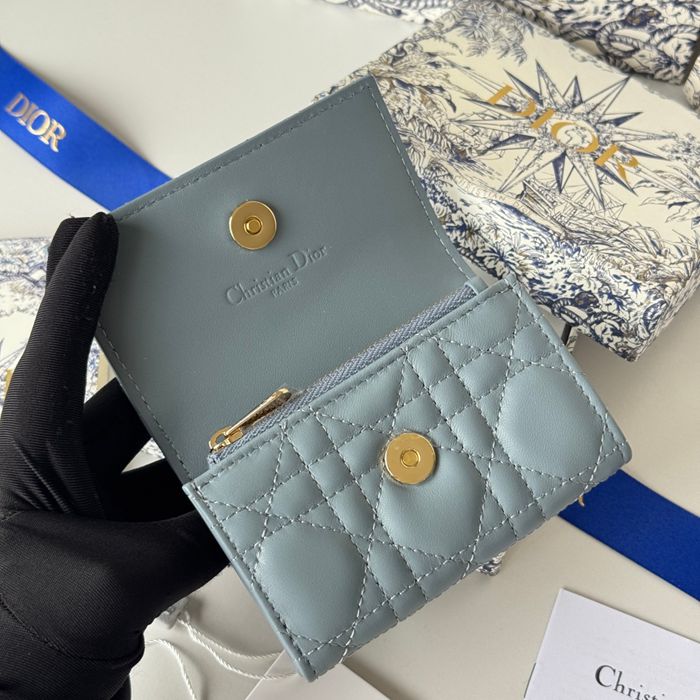 DIOR マイディオール グリシン ウォレット ラムスキン レディース 11×7.5×2.5cm