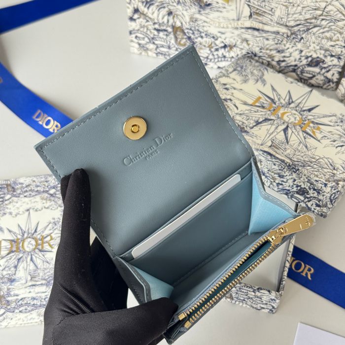 DIOR マイディオール グリシン ウォレット ラムスキン レディース 11×7.5×2.5cm