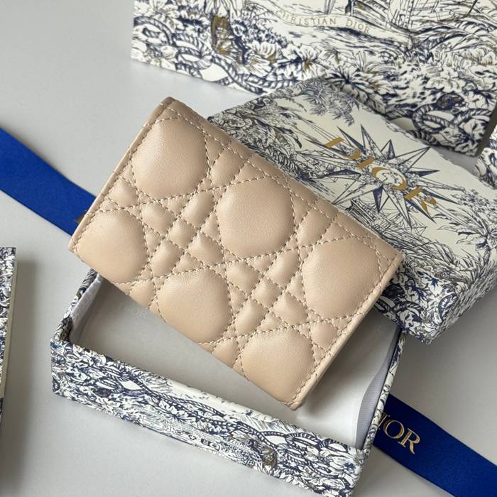 DIOR マイディオール グリシン ウォレット ラムスキン レディース 11×7.5×2.5cm