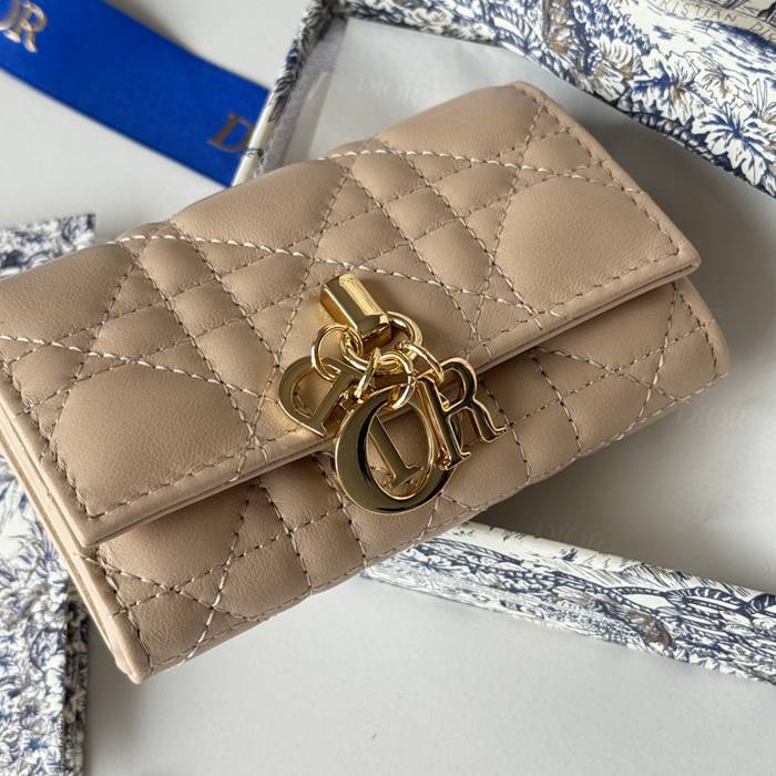 DIOR マイディオール グリシン ウォレット ラムスキン レディース 11×7.5×2.5cm
