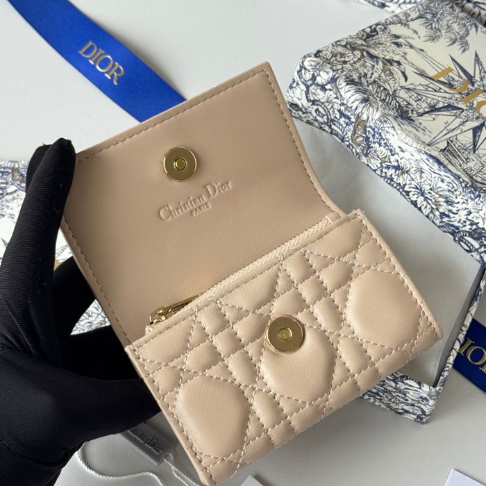 DIOR マイディオール グリシン ウォレット ラムスキン レディース 11×7.5×2.5cm