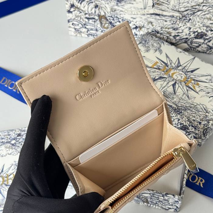 DIOR マイディオール グリシン ウォレット ラムスキン レディース 11×7.5×2.5cm