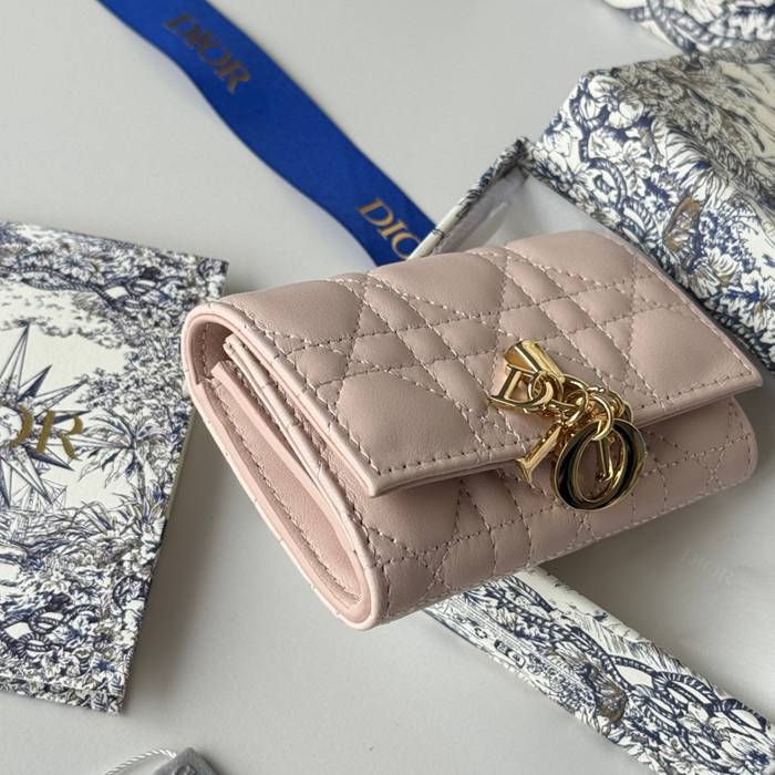 DIOR マイディオール グリシン ウォレット ラムスキン レディース 11×7.5×2.5cm
