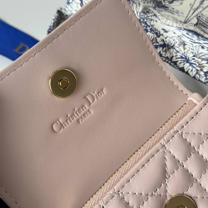 DIOR マイディオール グリシン ウォレット ラムスキン レディース 11×7.5×2.5cm