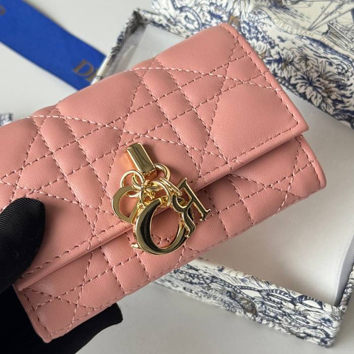 DIOR マイディオール グリシン ウォレット ラムスキン レディース 11×7.5×2.5cm