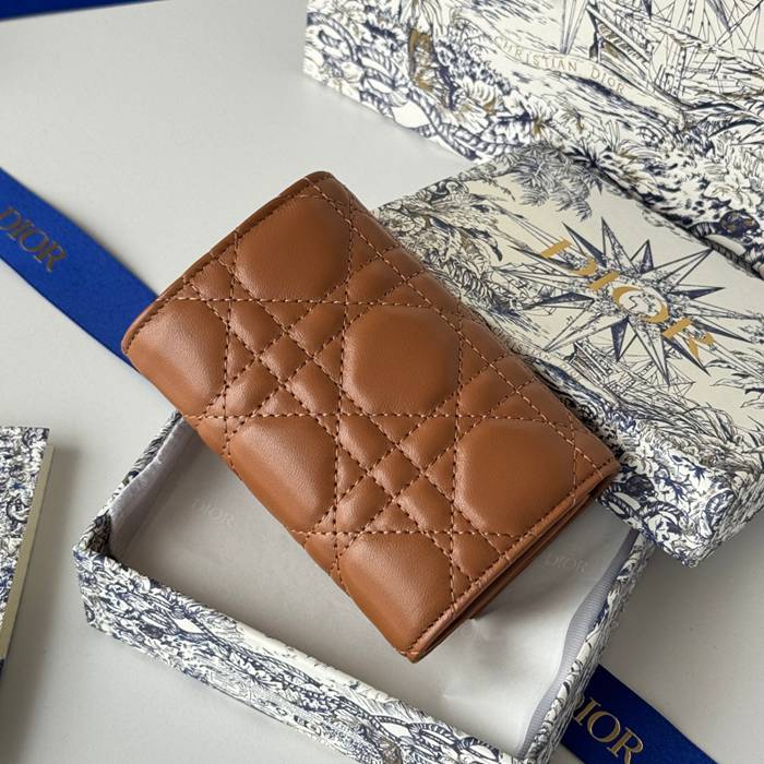 DIOR マイディオール グリシン ウォレット ラムスキン レディース 11×7.5×2.5cm