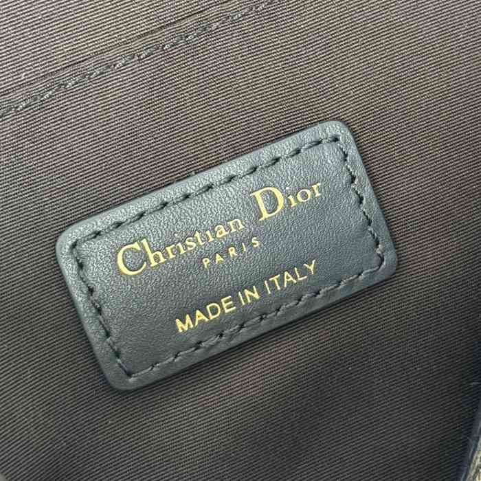 DIOR ポーチ オブリーク メンズ 15.5×24×7cm